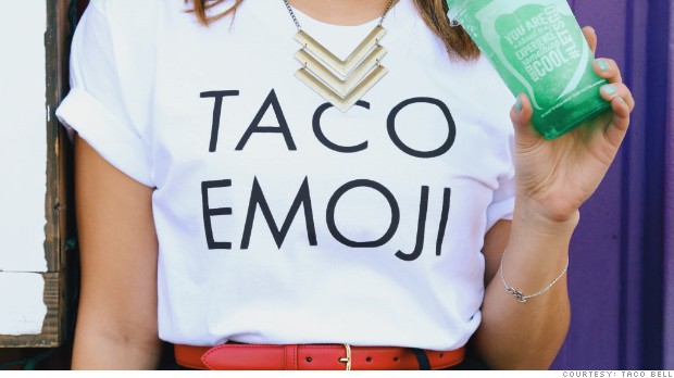 taco emoji t-shirt