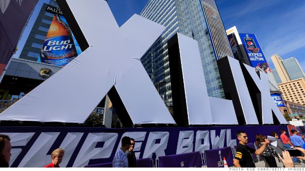 Super Bowl XLIX sign