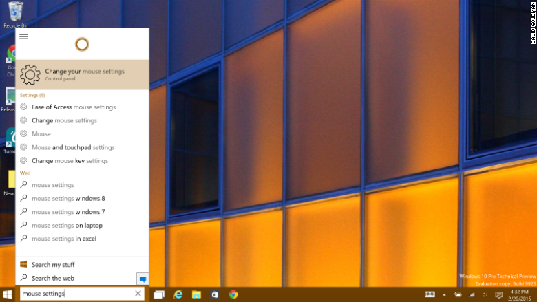 Windows 10 Кортана