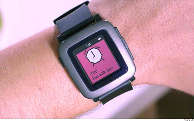 New Pebble Smartwatch Raises 1 Million On Kickstarter In Record Time 