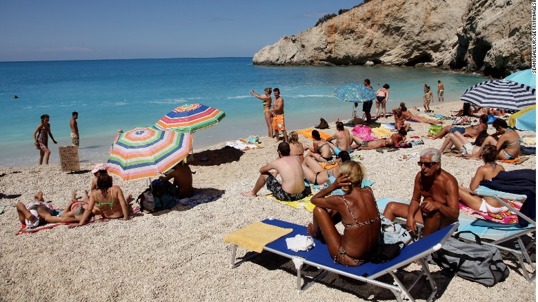 Greece tourists