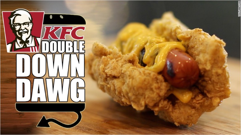 KFC "Double Down Dog" - Fast Food freakshow! 7 ungodly ...