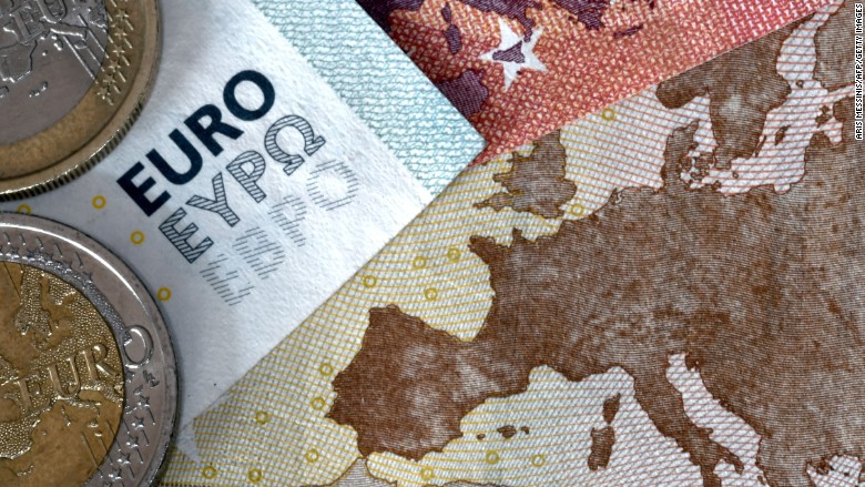 euros and map 