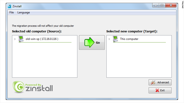 Transferring Data From Xp To Vista