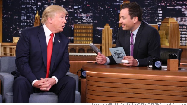 Trump And Fallon Both Play Trump On Tonight Show Sep 11 2015