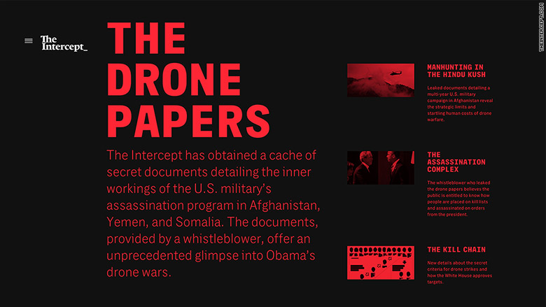 A ‘second Snowden’ leaks to the Intercept about ‘drone wars’