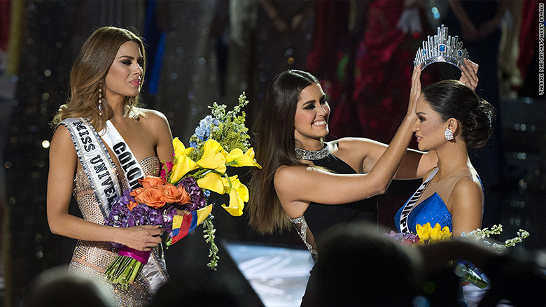 miss universe 2015 crowning