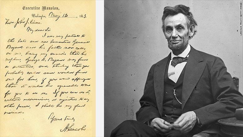 lincoln letter split