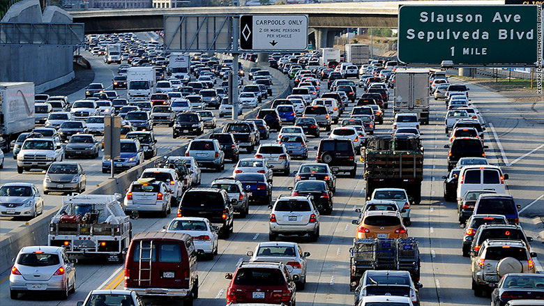 405 freeway gridlock