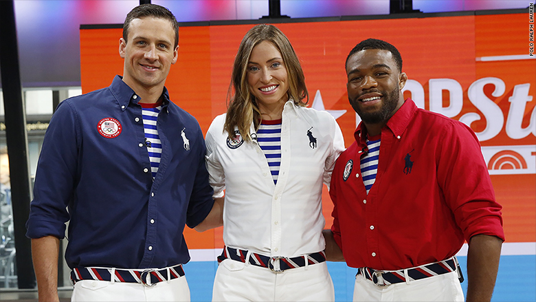 Team USA debuts new Olympic uniforms - Apr. 27, 2016
