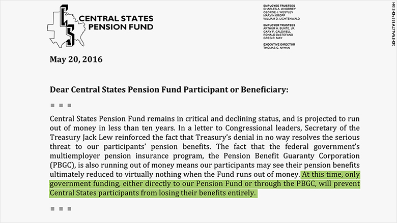 central states pension
