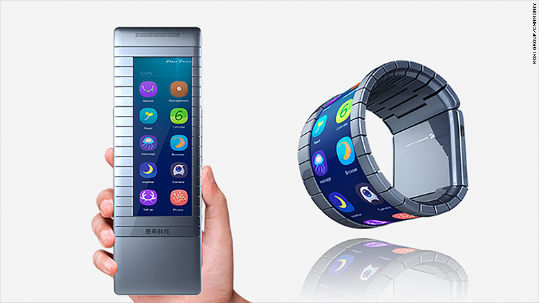 china moxi bendable mobile phone