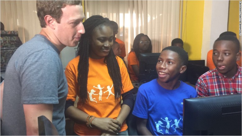 mark zuckerberg africa nigeria lagos kids