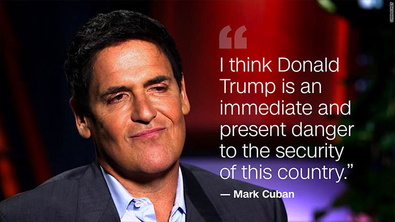 Mark Cuban Says Donald Trump Scares The S Out Of Me Sep