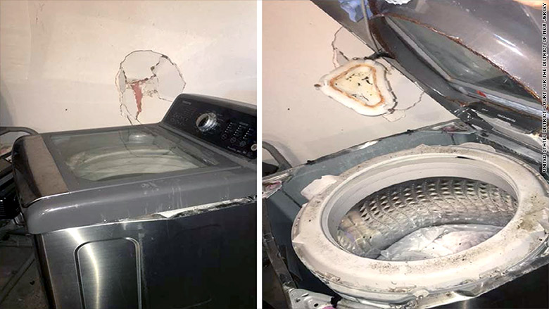 Consumers warned against Samsung's exploding washers: image from http://i2.cdn.turner.com/money/dam/assets/160928113021-samsung-washing-machine-explodes-780x439.jpg 