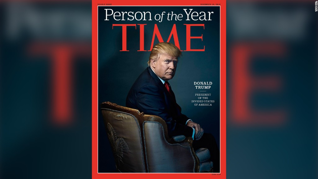 Donald Trump is Time's Person of the Year Dec. 7, 2016