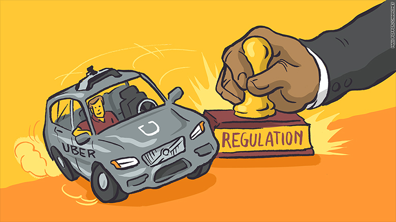 uber driverless cars regulation
