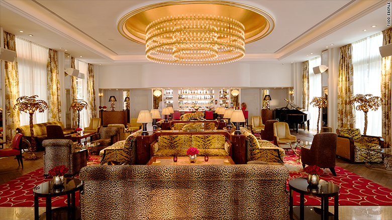 the living room at faena