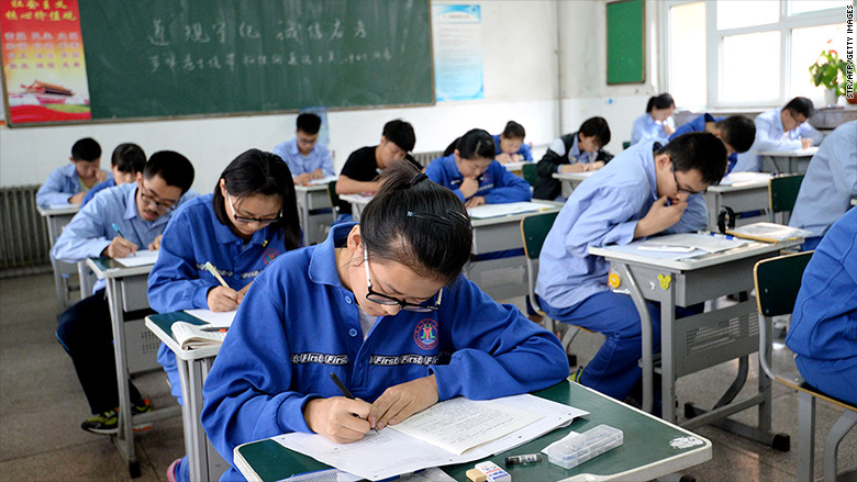 chinese yuan student exam