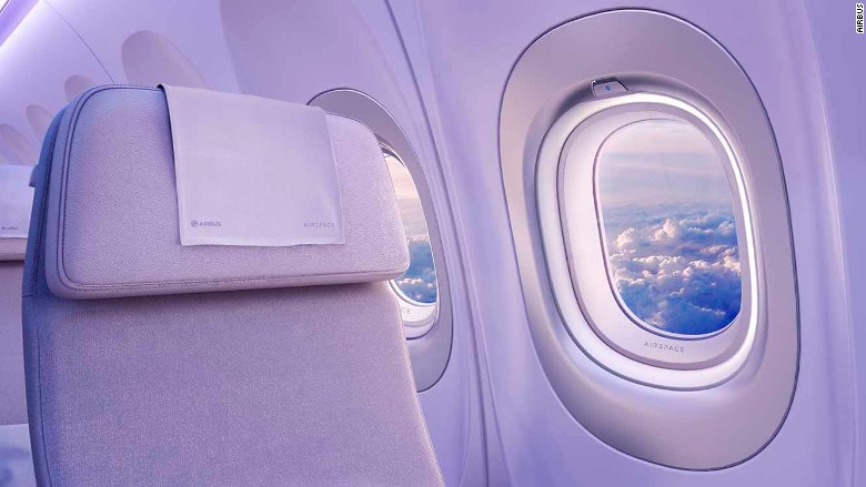 Airbus Airspace cabin design window