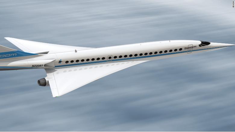 boom supersonic airliner artist rendering 