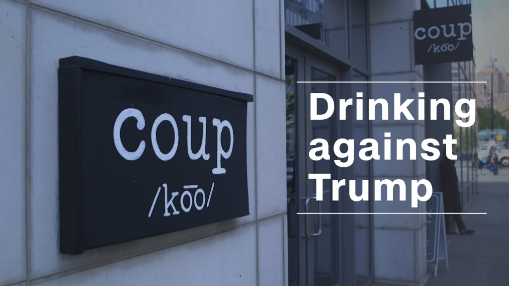 This bar lets you drink for an anti-Trump cause