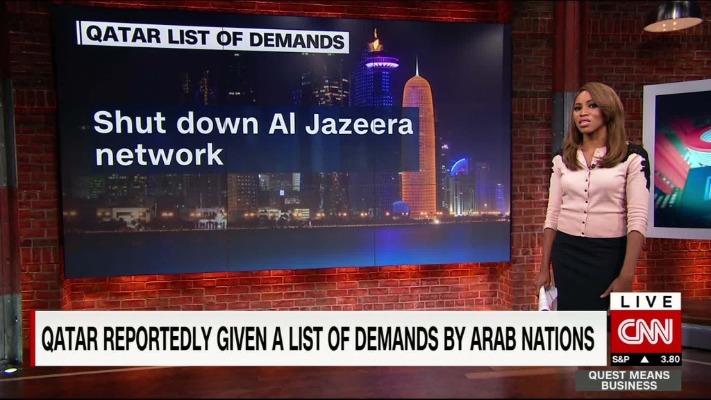 Arab nations call on Qatar to shut Al-Jazeera