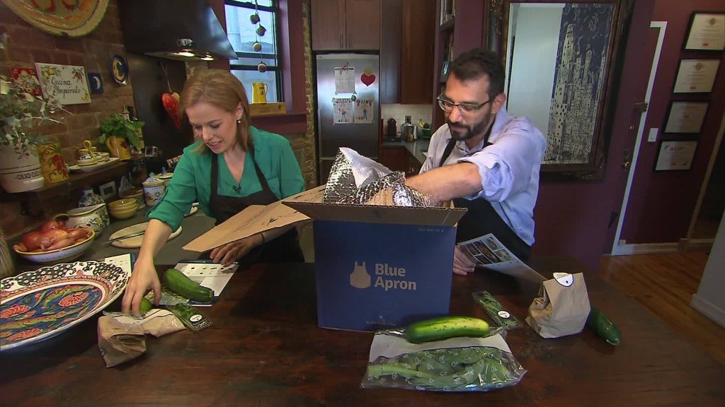 Wall Street gets its first taste of Blue Apron IPO