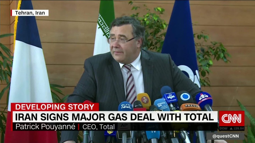 France's Total inks energy deal with Iran