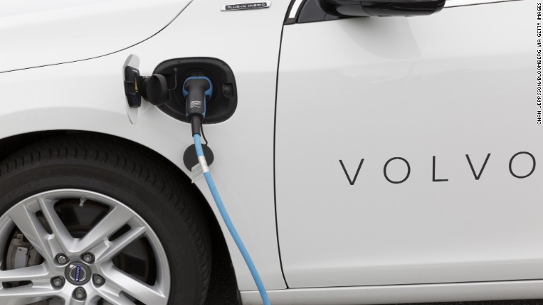 Volvo electric hybrid vehicle