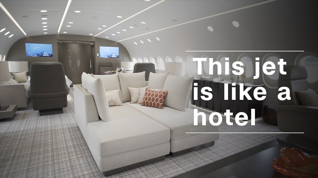This flying hotel can be yours for $74,000 an hour