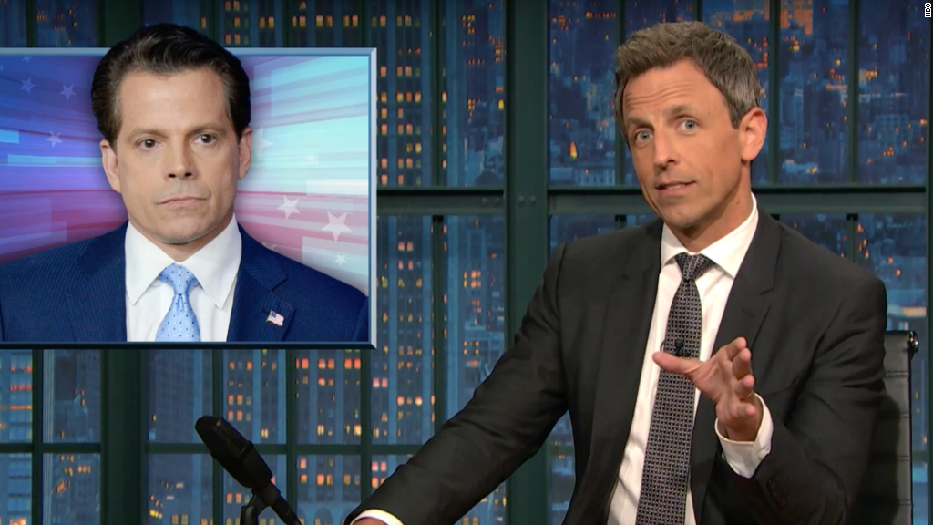 Late night says goodbye to Anthony Scaramucci