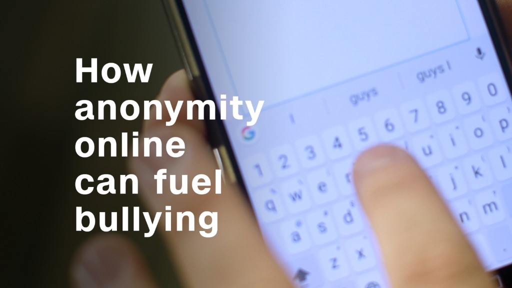 How anonymity online can fuel cyberbullying