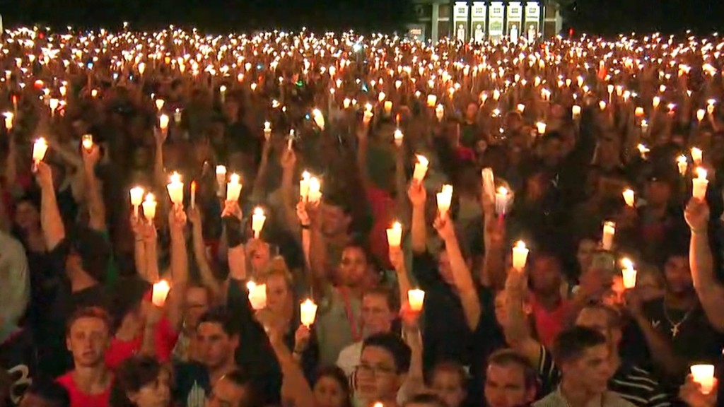 University of Virginia holds vigil
