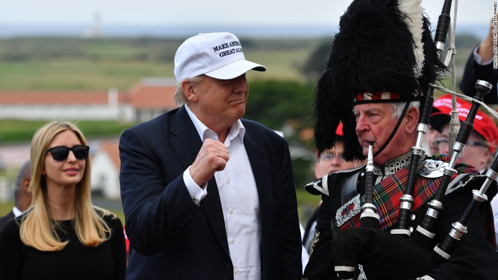 Trump's golf clubs in Scotland are losing millions