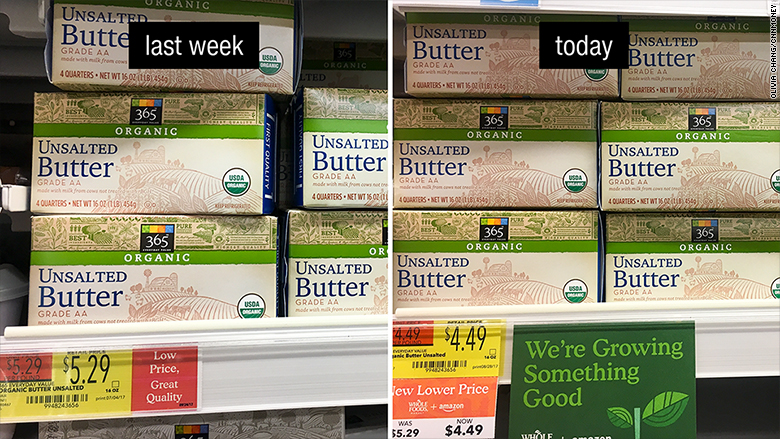 whole foods price drop butter