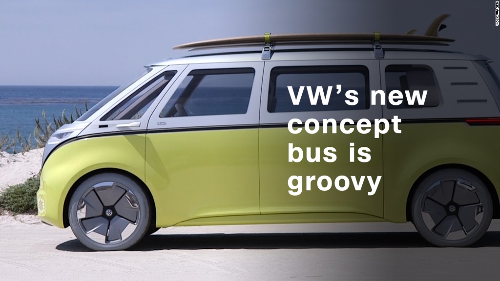 Volkswagen's electric concept bus is far out, man