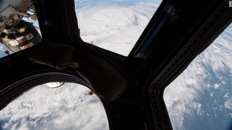 Hurricane Harvey International Space Station
