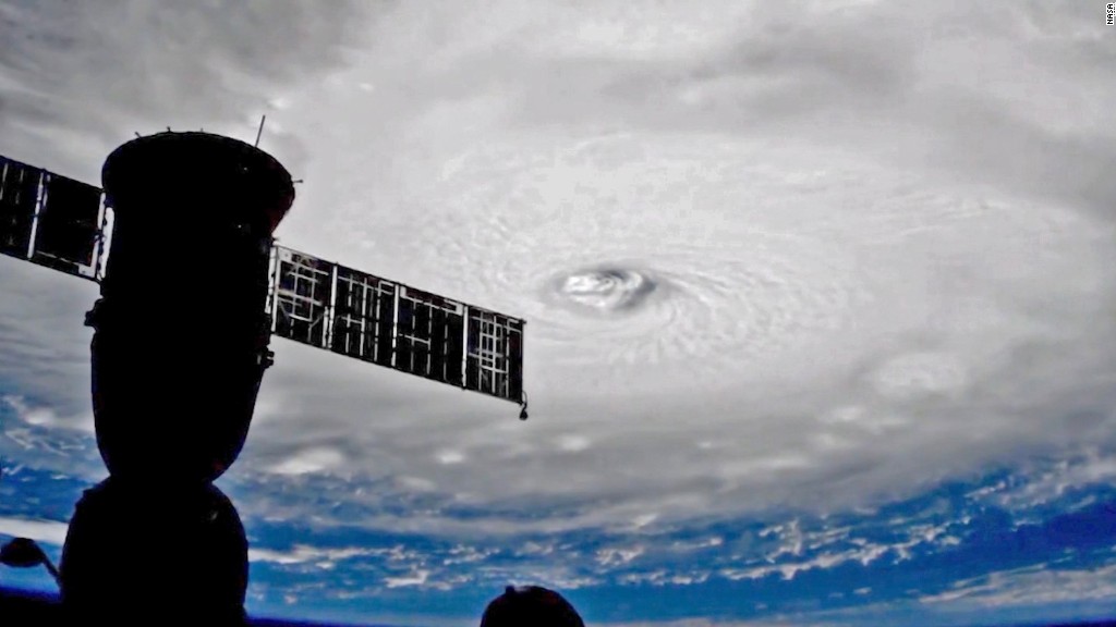 Space station gets a look at Hurricane Irma