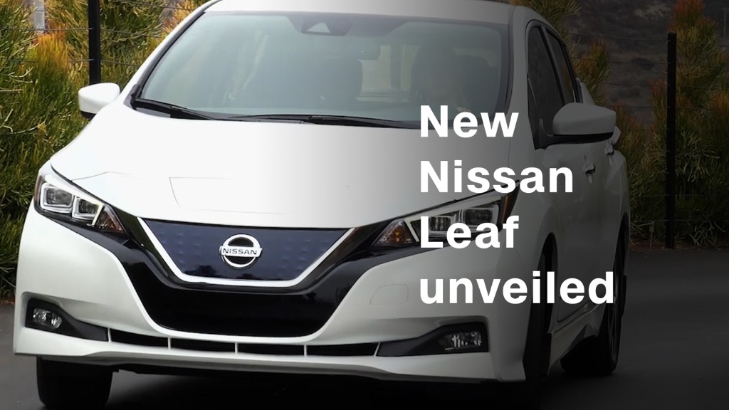 Nissan unveils new electric Leaf model