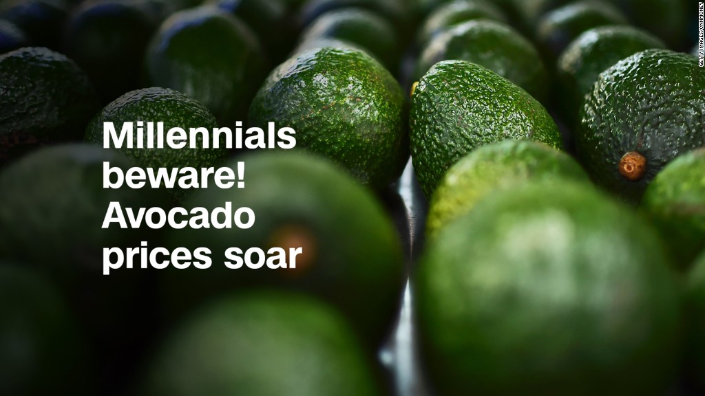 Millennials beware! Avocado prices soar