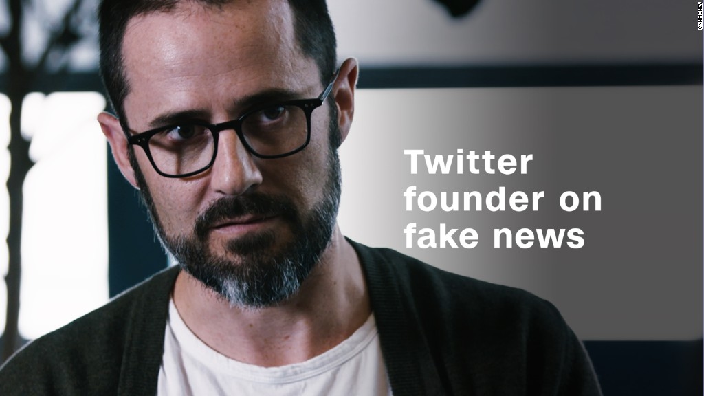 Twitter, Medium founder: Tech companies unintentionally funding fake news
