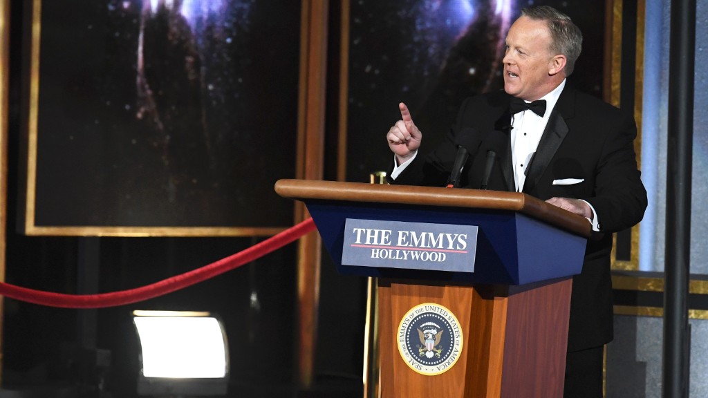 Sean Spicer makes surprise cameo at Emmys