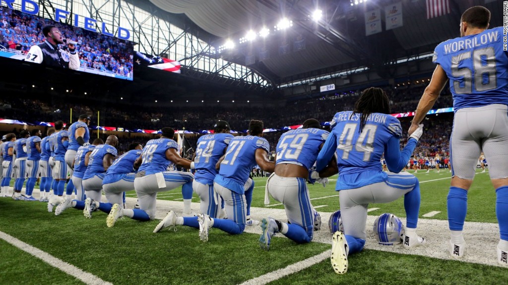 How NFL teams responded to Trump during anthem