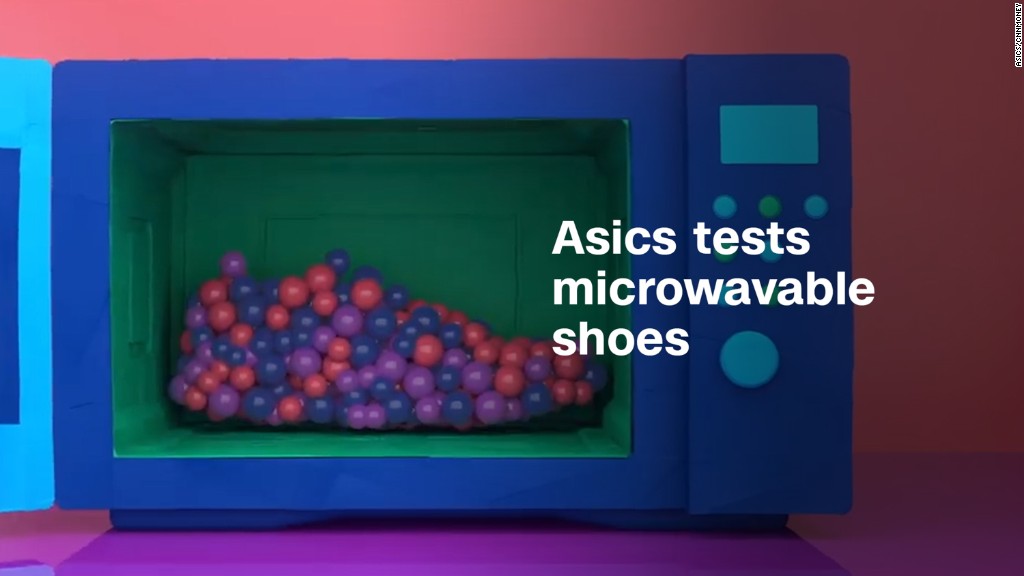 Asics wants to build your shoes in the microwave