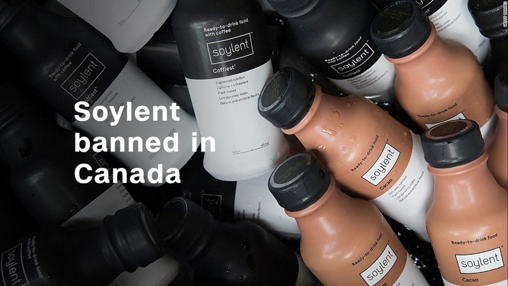 Canada bans "meal replacement" Soylent