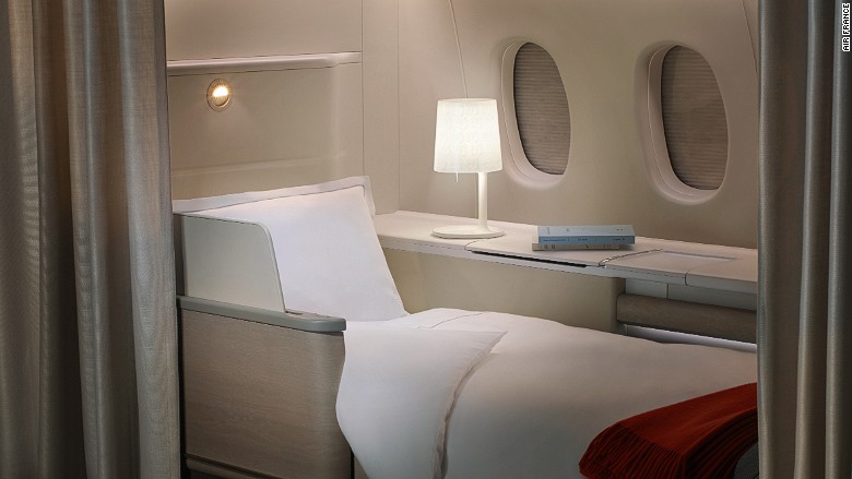New Airplane Beds These 12 Airplane Beds Let You Really Sleep On A Flight Cnnmoney