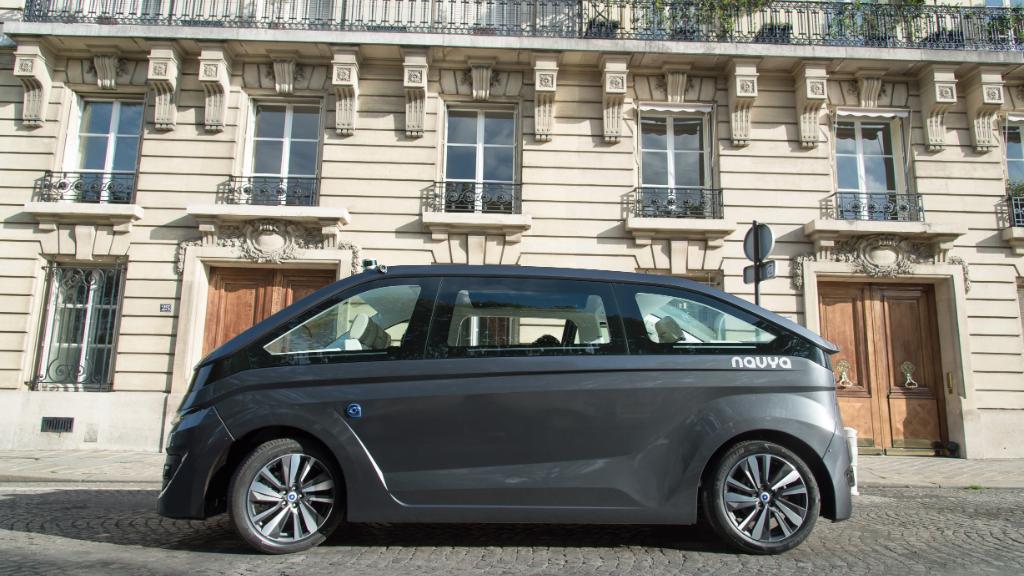 NAVYA unveils driverless taxis