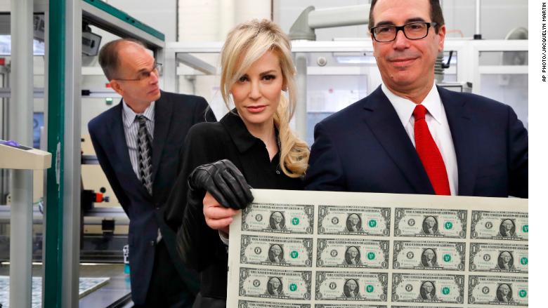 louise linton steven mnuchin currency