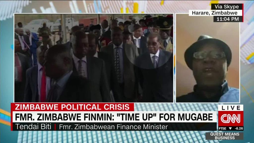 Zimbabwe's Former Finance Minister: "Time Up" for Mugabe